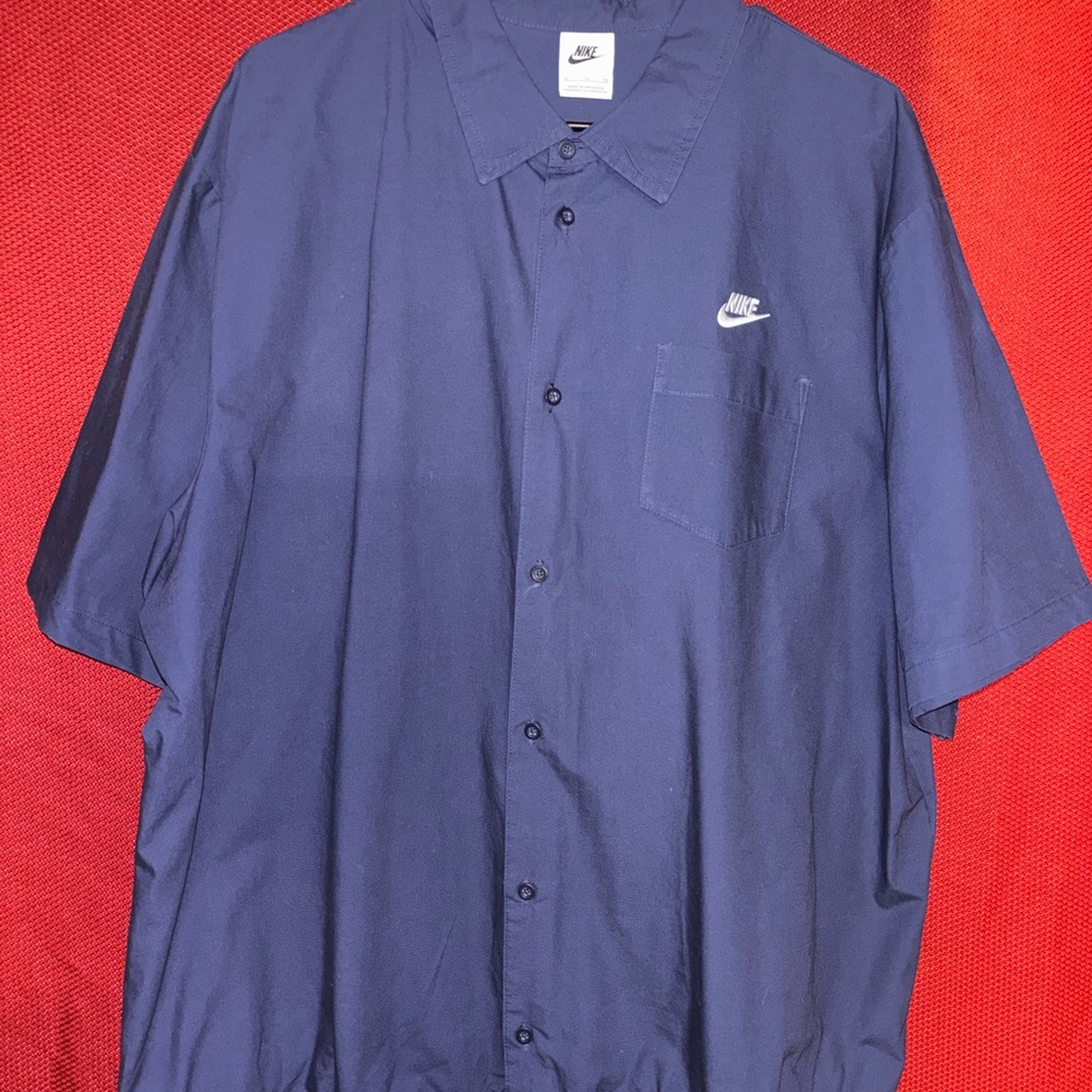 Nike Deep Blue Collared Shirt